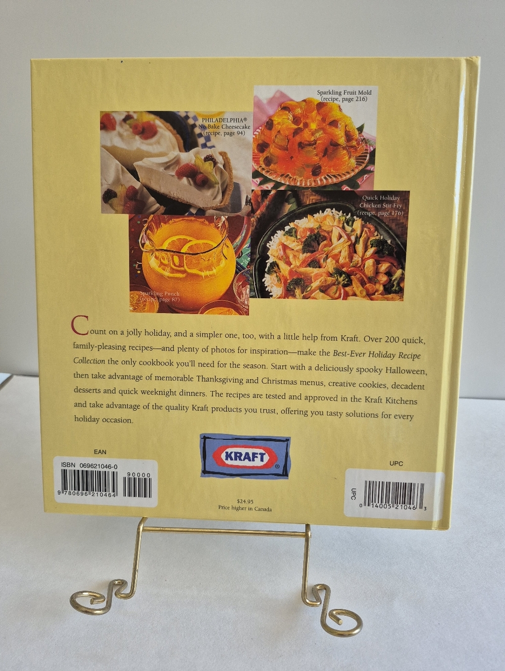Vintage Cook book. 240 pages holiday cookbook Kraft foods 1999. - Picture 3 of 7
